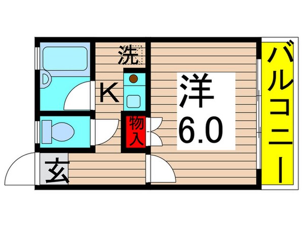 ベルハイツＢの物件間取画像